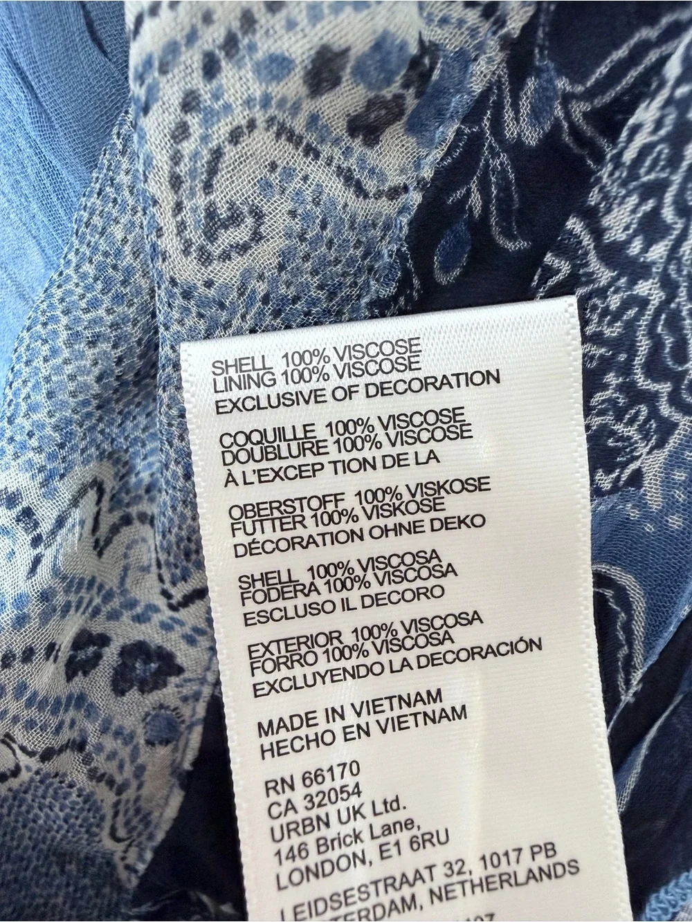 Free People Cleo Mixed Print Tube Top Blue Combo NWT Size S 🦋